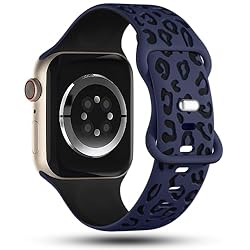 CreateGreat Sport Leopard Engraved Bands Compatible
