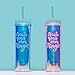 Bewaltz Holographic Unicorn Iridescent Tumbler w/Matching Straw 16oz Double Wall Vacuum Insulated Shiny Rainbow Girly Style Perfect for Everyday Summer Fun School (Pink Magic)