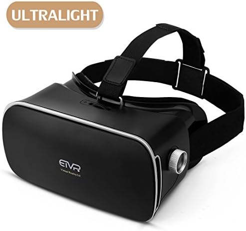 VR Headset, StarryBay VR Box Virtual Reality Goggles VR Glasses with Adjustable Straps for 3D Movies Video Games, Compatible with iPhone, Samsung and Other Android Smart Phones within 4.7''- 6''