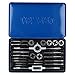 AB Tools 23pc BSW British Standard Whitworth Tap and Die Set with 1/8 - 1/2 BSW, 25mm (1 inch) Dies, Taps, Tap & Die Wrench, Storage Case