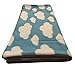 Small Pets and Company Guinea Pig Fleece Cage Liner | Fleece Guinea Pig Bedding | Midwest, C&C, Corner Pad (Midwest, Clouds on Blue)