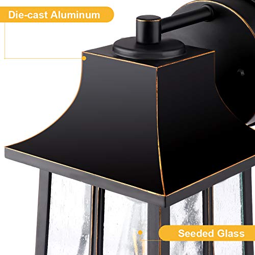 PARTPHONER Outdoor Indoor Light Fixtures Wall Mount, Exterior Wall