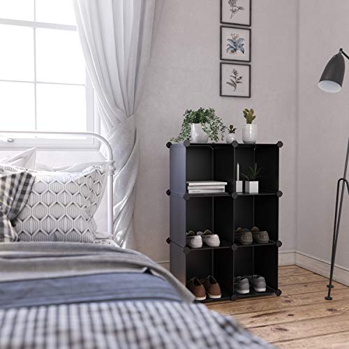 2 SONGMICS+Organizer+Bookcase+Shelving+ULPC06H