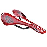 Road Bike Saddle Carbon Fiber 3K Glossy Light Weight Anatomic Relief MTB Mountain Bike Saddle