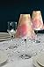 David Tutera Wine Glass Shades Vellum Garden Romance Floral Print 8pcs