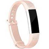 iGK For Fitbit Alta Bands and Fitbit Alta HR Bands, Newest Adjustable Sport Strap Replacement Bands for Fitbit Alta and Fitbit Alta HR Smartwatch Fitness Wristbands Pink Small