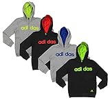 Adidas Big Boys Youth Uptempo Full Zip Fleece Hoodie, Color Options