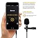  Lavalier Lapel Microphone 3.5mm Mic Pro for iPhone Android Smartphones，Noise Cancelling Mic Recording/Video Conference/Studio/Interview/Youtube/Podcast/Voice Dictation