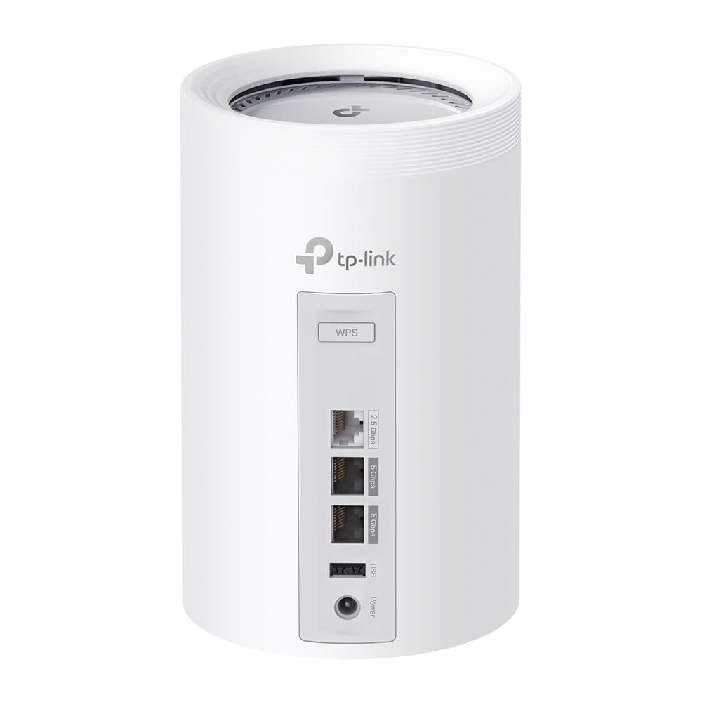 TP-Link Deco BE65 Pro Wi-Fi 7 Mesh WLAN Set(3er-Pack), Tri-Band BE9300 Router & Repeater, 2 × 5G-Port + 1 × 2,5G-Port pro Einheit, USB 3.0, MLO, WPA3, empfohlen für Haushalte mit 5–6 Schlafzimmern 2