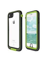 AquaLife iPhone 7 8 a prueba de agua, a prueba de golpes y caídas, a prueba de suciedad, protección para trabajos pesados, estuche de buceo subacuático (clasificación IP68, certificado MIL STD 810G) Totalmente sellado con protector de pantalla incorporado
