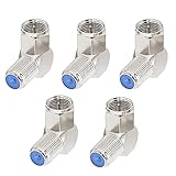 Blacell (5 Pack) 3Ghz Coax Cable 90°Degree F