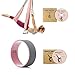 Bundle - 2 Items: Yoga Trapeze Baby Pink & Yoga Wonder Wheel Baby Pink [Bundle] - By YOGABODY - with 2 Free DVD