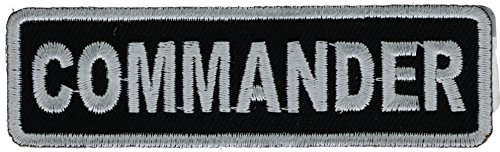 Commander Title Patch 3 inch IVANP3977 F5D20S