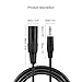 CableCreation 3.5mm to XLR, 3 Feet 3.5mm (1/8 Inch) TRS Stereo Male to XLR Male Cable Compatible with iPhone, iPod, Tablet,Laptop and More.Black