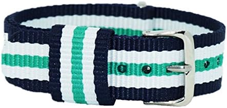 jStrap Watch Band NATO Nylon Ballistic Straps Canvas Straps with Stainless Steel Buckle(18mm,20mm,22mm๏ผ