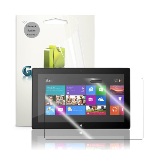 GreatShield Ultra Clear (HD) Screen Protector with for Microsoft Surface Pro 2 / Surface Pro (Surface 8 Pro) / Surface RT - 3 Pack