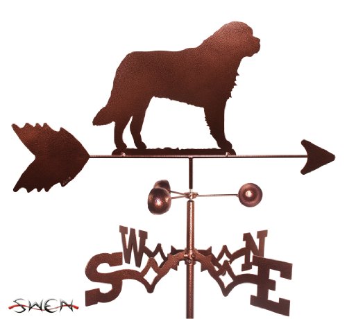 Hand Made SAINT BERNARD DOG GARDEN Stake Weathervane ~NEW~