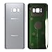 CELL4LESS Replacement Back Glass Cover Back Battery Door w/Custom Removal Tool & Pre-Installed Adhesive for Samsung Galaxy S8 Plus OEM - All Models G955-2 Logo - OEM Replacement (Arctic Silver)
