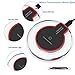 Keklle Wireless Charger,Youlifang 2-pack S6/S7/8 Wireless Charger Pad for iphone8/8plus iPhone X Samsung Galaxy S8/S7/S6/Edge/Plus/S6 Active,Moto Maxx, Moto Droid Turbo 2/Turbo,Google Nexus Black