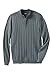 KingSize Men's Big & Tall Quarter Zip Mock Neck Lightweight Sweater