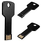 64GB Metal Key USB 2.0 Flash Memory Stick Pen Drive Storage Thumb U Disk Black by Nuttakang shop
