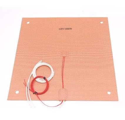 AiCheaX – Heizbett aus Silikon 120/220 V 1000 W 400 x 400 mm für CR-10 S4 Heizmatte aus Silikon ...