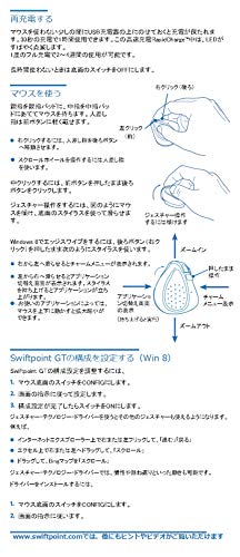 Swiftpoint Gt Wireless Ergonomic Remote Desktop Travel Mouse With Bluetooth Quick Recharge 1250 Dpi Pricepulse
