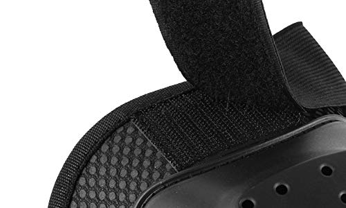 Yolu 4Pcs Set Adult Adjustable Motorcycle Elbow and Knee Pads Protection Shin Guards Protector Body Armor for Motorcycle Motocross Racing Mountain Bike Skating