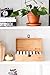 Bamboo Essential Oil Storage Box Organizer Wooden with 32 Slots for Bottles 5ml,10ml, 15ml Including Roller Ball Bottles by Free and Healthy Life