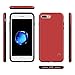 iPhone 8 Plus 7 Plus Case, Patchworks ITG Level Case in [Red] Rough Side Texture Grip Drop Protection Anti-Fingerprint Matte Surface Slim Fit Solid Case for iPhone 8 Plus (2017) iPhone 7 Plus (2016)