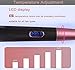 Hair Straightener Curling Iron 2 In 1 Professional Flat Ceramic Straightening Curler Wand with LED Display 1 Inch Twist Plate Tourmaline Dual Voltage Travel Hair Styling Tools(Grey)thumb 3