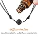 Single Lava Rock Bead Essential Oil Diffuser Choker Necklace Minimalist Aromatherapy Jewelry Adjustable