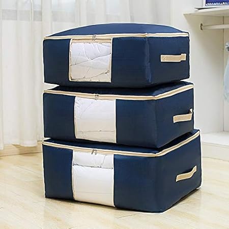 Ballery Bolsa de Almacenamiento Debajo de la Cama, 3 Piezas Plegable