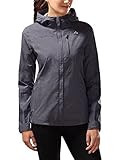 Paradox Womens Waterproof & Breathable Black Rain Jacket (Small, Black)