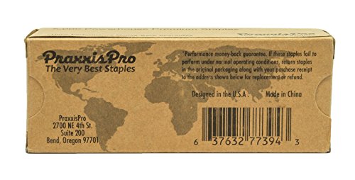 PraxxisPro Powerhouse Premium Staples, 26/6, 10,000 Full-Strip Chisel Pointed Staples, 2 to 45 Sheets, for Powerhouse Electric Stapler and All Standard Staplers - for Office and Home Use