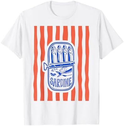 Amazon.com: Les Sardines red Stripes Fisherman Aesthetic Coastal