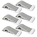 Door Stopper 6 Pack Set [Bonus Holders] - SofiHome Premium Heavy Duty Door Stop Rubber Wedge with Decorative Storage Holder - Ideal Doorstop for Draft Stopping & More - The Original (6, Gray)