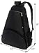 LISH Men's Court Advantage Tennis Backpack - Racket Holder Sport Bag for Tennis, Racquetball, Squash (Black)