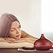 VicTsing 300ml Essential Oil Diffuser, Wood Grain Ultrasonic Aroma Cool Mist Humidifier for Office Home Bedroom Study Yoga Spa (Reddish Brown)