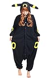 WOTOGOLD Animal Cosplay Costume Costume Unisex Adult Pajamas ,Medium,Umbreon,Black