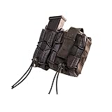 HSG HSGI: LEO Platform Open Belt Mount - Open top cuff TACO with pistol TACO (Black)