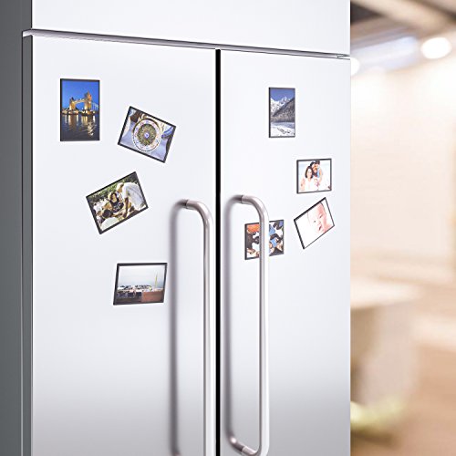 UnityStar 30-Pack Magnetic Picture Frames for Refrigerator,Holds 4x6 Inch Photos,Black