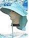 Auch Adjustable QuickDrying Large Brim Sun Hat for Women (Blue)