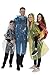 Rain Poncho Family Pack Emergency Ponchos for Kids Adult Men Women Teens Children Premium Quality 50% Thicker Disposable Raincoat with Drawstring Hood Waterproof Camping Hiking Sports Outdoor Events