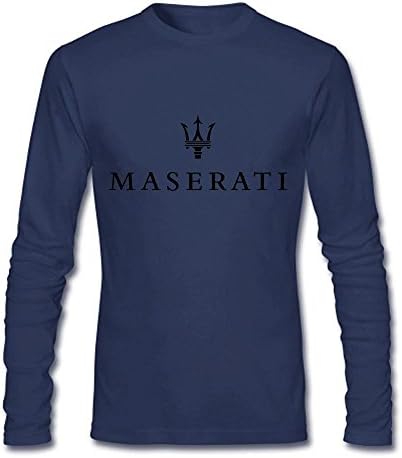 CNIGG Fashion Design WorldAuto Logo Maserati Men's Long Sleeve T-Shirt