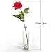 Lvydec Artificial Flowers Silk Rose Flowers - 12 Pcs Red Roses Fake Flowers Real Touch Bridal Wedding Bouquet for Home Wedding Decoration Garden Party Floral Decor