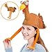 Spooktacular Creations Thanksgiving Turkey Hat, Thanksgiving Accessories Turkey Hat for Party Favor Supplies, Dress-up Party for Adults