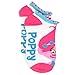Trolls Girls Big Kid 6 pack Socks (6-8 (Shoe: 10.5-4), Feature Trolls White)