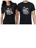 Mr & Mrs Gift for Couples Wedding, Anniversary, Newlywed Matching Set T-Shirts