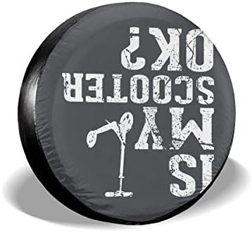 Xhayo is My Scooter Girl Wheel Cover Wheelcover Spare Tyre Tire for SUV,RV,Trailer,Truck Wheel - Fits Entire Wheel